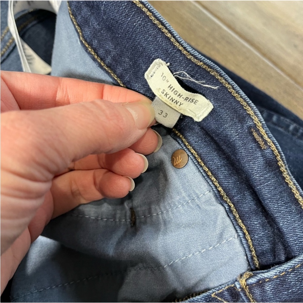 Madewell Dark Blue Skinny Jeans - Picture 6 of 6